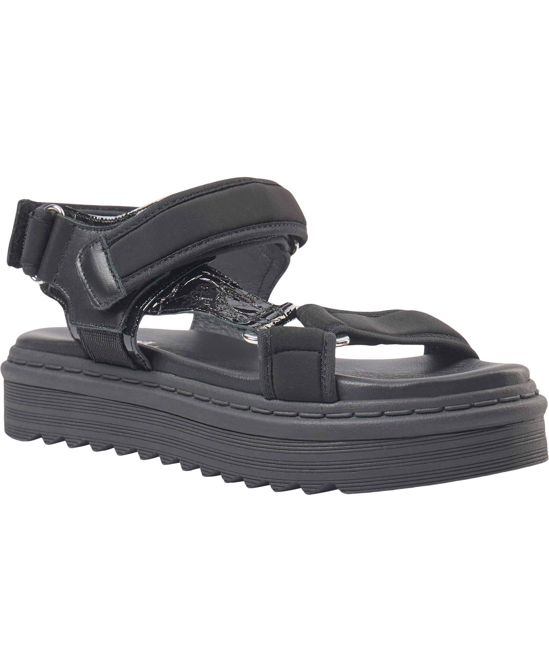 Overholdelse af Optimal dominere Shoe Biz Sade Black Mix Kvinde Flade Sandaler Str 39 - Læder hos Magasin -  Rødovre Centrum